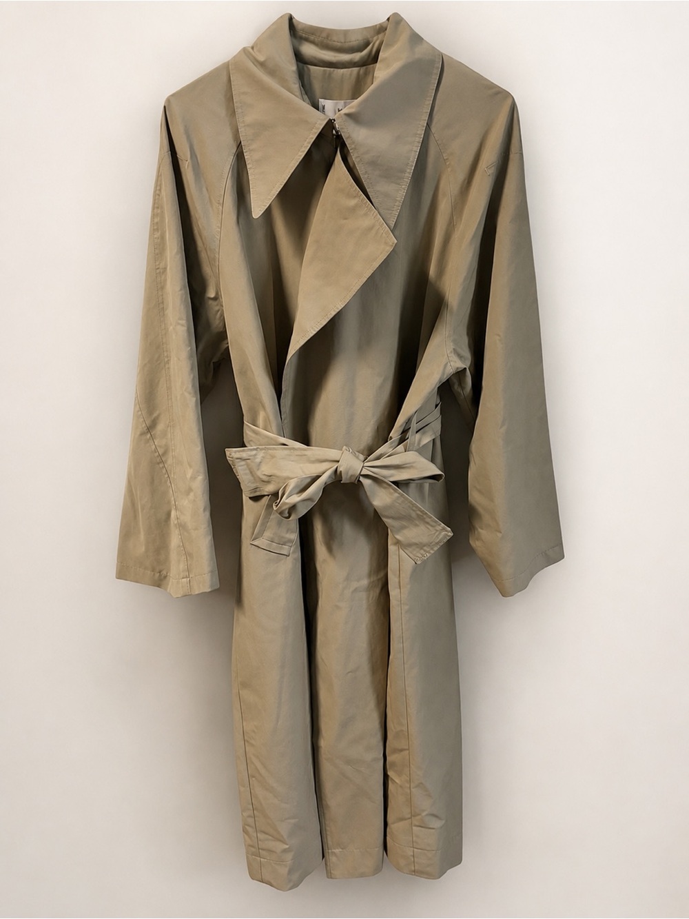 MNG by Mango Women’s NWT Belted Long Trench Coat Lightweight Classic Size S